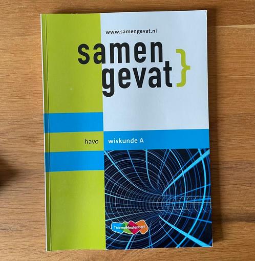 F.C. Luijbe - Samengevat havo Wiskunde A, Boeken, Schoolboeken, Zo goed als nieuw, Nederlands, HAVO, Ophalen of Verzenden