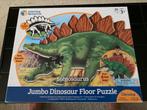Jumbo Stegosaurus floor puzzle dubbelzijdig, Ophalen of Verzenden, Zo goed als nieuw