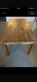Teak tafel robuust 2.00x 1.00, Huis en Inrichting, Tafels | Eettafels, Ophalen of Verzenden, Rechthoekig, 200 cm of meer, 50 tot 100 cm