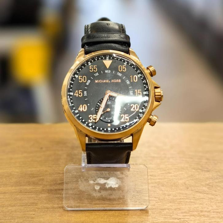 Michael Kors MKT4007 Heren Horloge | Goud - Netjes, Sieraden, Tassen en Uiterlijk, Smartwatches, Zo goed als nieuw