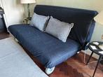 Ikea slaapbank met Denim hoes, Ophalen, Gebruikt, Blauw, Tweepersoons