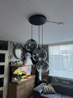 Ronde 3 lichts lamp, Ophalen, Zo goed als nieuw, Glas, Minder dan 50 cm