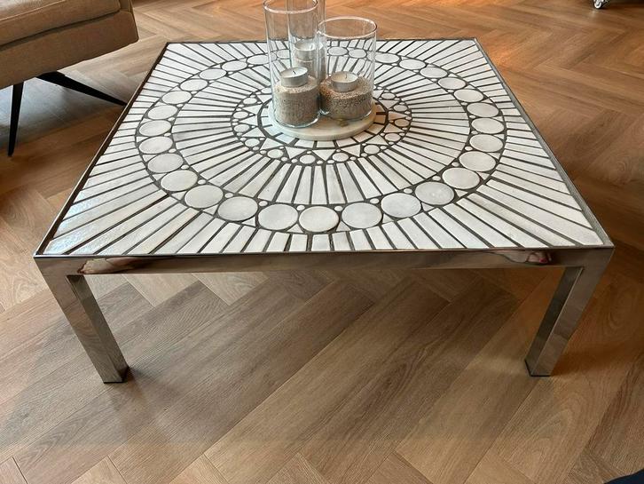 Unieke G58 Lutgart De Meyer–Keramische Salontafel Jaren’60, Huis en Inrichting, Tafels | Salontafels, Zo goed als nieuw, Minder dan 50 cm