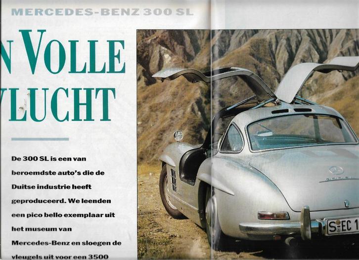 Uitgebreide reportage Mercedes Benz 300SL / 300 SL,  1991., Boeken, Auto's | Folders en Tijdschriften, Nieuw, Mercedes, Verzenden
