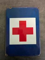 Emaille bord rode kruis, Ophalen of Verzenden, Gebruikt, Reclamebord