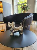 Zilveren Art Deco Hond Ornament Decoratie, Sculptuur, Zo goed als nieuw, Ophalen