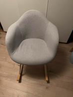 Grijze Schommelstoel, Huis en Inrichting, Fauteuils, Ophalen, Hout, Minder dan 75 cm, Zo goed als nieuw