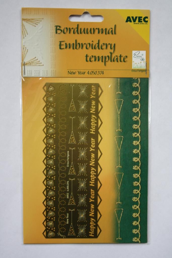 Erica borduurmal New Year, Ophalen of Verzenden, Nieuw, Kerst, Pons of Mal