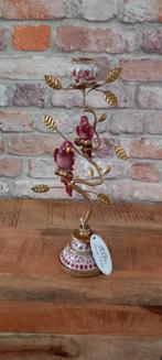 Baroque Collection:32cm Papegaai Kandelaar♥️NIEUW♥️, Overige materialen, 50 tot 75 cm, 1446dt, Nieuw