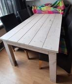 Eettafel hout, Ophalen, Zo goed als nieuw, Rechthoekig