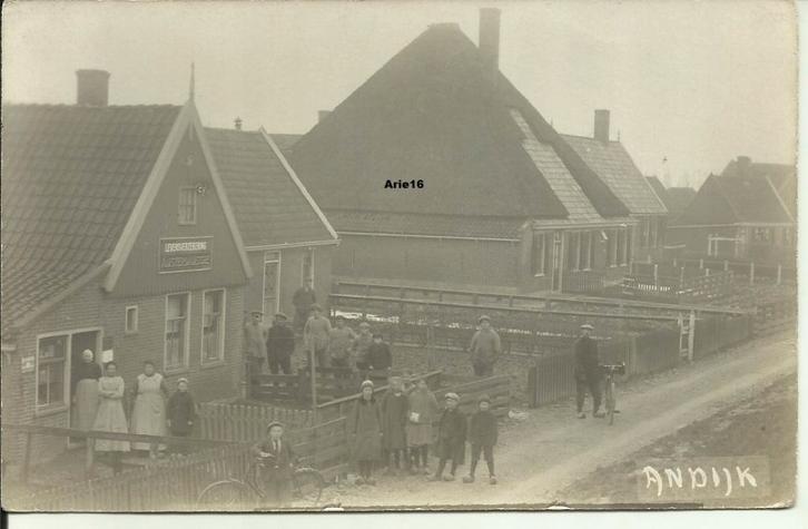 Andijk, Verzamelen, Ansichtkaarten | Nederland, Ongelopen, Noord-Holland, Voor 1920, Ophalen of Verzenden