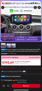 Autoradio scherm voor Mercedes Benz W205, Ophalen of Verzenden, Nieuw