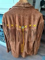 Prachtige suede leren jas, Kleding | Heren, Carnavalskleding en Feestkleding, Ophalen, Zo goed als nieuw, Carnaval