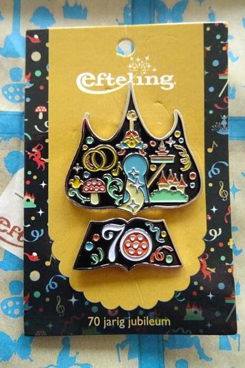 Efteling 70 jaar jubileum pin set (Nieuw)