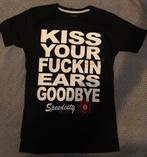 Kiss your f*cking ears goodbye maat S, Kleding | Heren, T-shirts, Maat 46 (S) of kleiner, Ophalen of Verzenden, Zo goed als nieuw