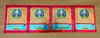 Panini EURO 2020 | 4 ongeopende rode pakjes, Ophalen of Verzenden, Nieuw, Buitenlandse clubs, Poster, Plaatje of Sticker