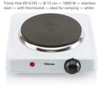 Tristar KP-6185 Elektrische Kookplaat - 15cm - 1000W, Nieuw, 3 kookzones of minder, Ophalen of Verzenden, Vrijstaand