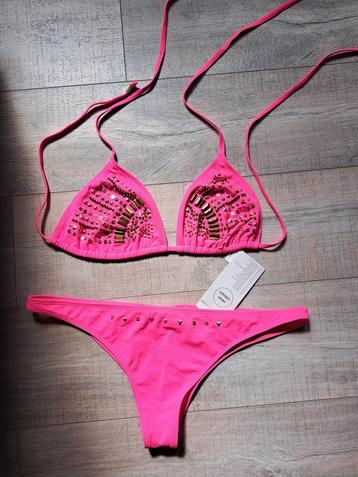 Nieuwe bikini Rodeo C&A maat 42 t/m cup C  pink neon roze beschikbaar voor biedingen