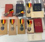 7x Belgische medaille belgie 1ste 2de klasse Dienstmedaillon, Ophalen of Verzenden, Zilver, Buitenland