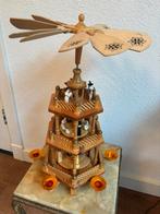 Vitage houten kerstpiramide 47 cm 3 etages Duits, Ophalen of Verzenden, Zo goed als nieuw