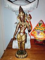 Bronzen boeddha Tara de boeddhistische godin van mededogen, Ophalen of Verzenden, Zo goed als nieuw