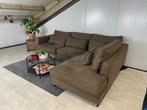 GRATIS LEVERING Hoekbank Bruin 310x230 GEREINIGD, Hoekbank, 300 cm of meer, Ophalen of Verzenden, Zo goed als nieuw