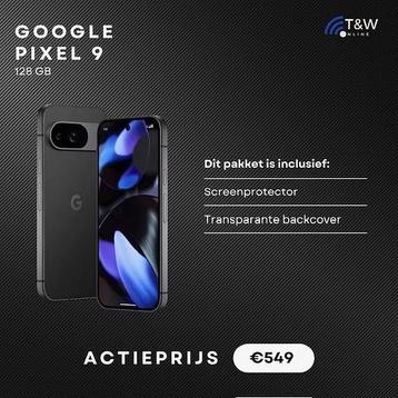 ACTIEPAKKET Google Pixel 9 128GB Zwart beschikbaar voor biedingen