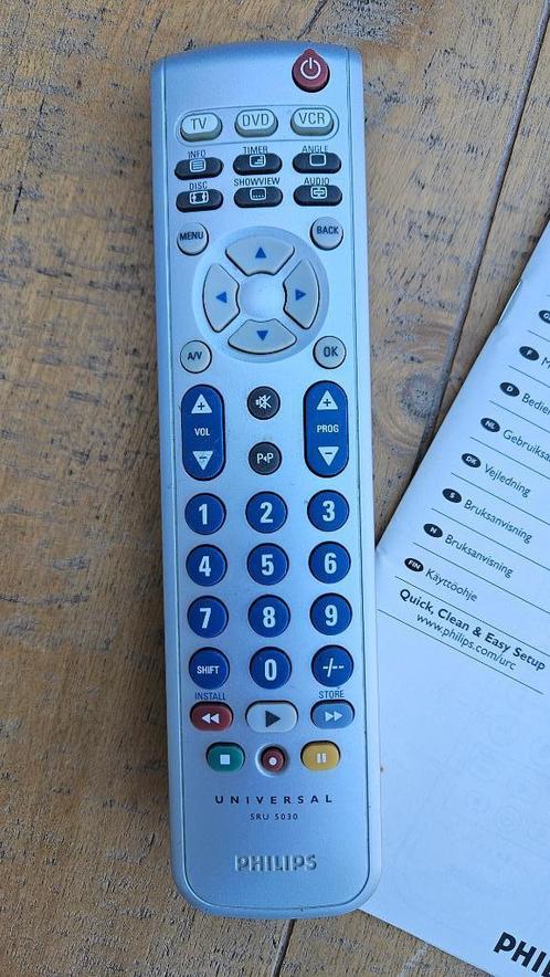 Philips SRU 5030/86 Universele Afstandsbediening, Audio, Tv en Foto, Afstandsbedieningen, Gebruikt, Universeel, Dvd, Tv, Ophalen of Verzenden