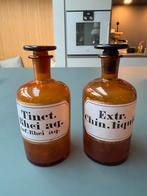 Antieke Apothekersflesjes - Set van 2, Ophalen of Verzenden