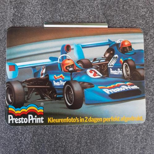 Vintage sticker Formule 1 autorace presto print goede staat, Verzamelen, Stickers, Zo goed als nieuw, Ophalen of Verzenden