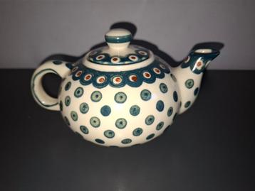 Theepot Bunzlau Boleslawiec Polen - Klein & Nieuwstaat beschikbaar voor biedingen