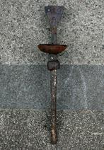 Gesmede wandkandelaar, Ophalen of Verzenden, Overige materialen