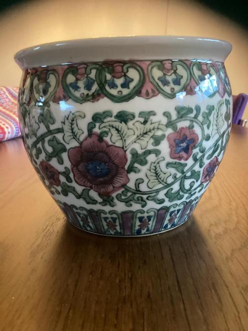 Cache pot, gemerkt en naam vertaald Chinese droom,, Huis en Inrichting, Kamerplanten, Overige soorten, Minder dan 100 cm, Ophalen of Verzenden