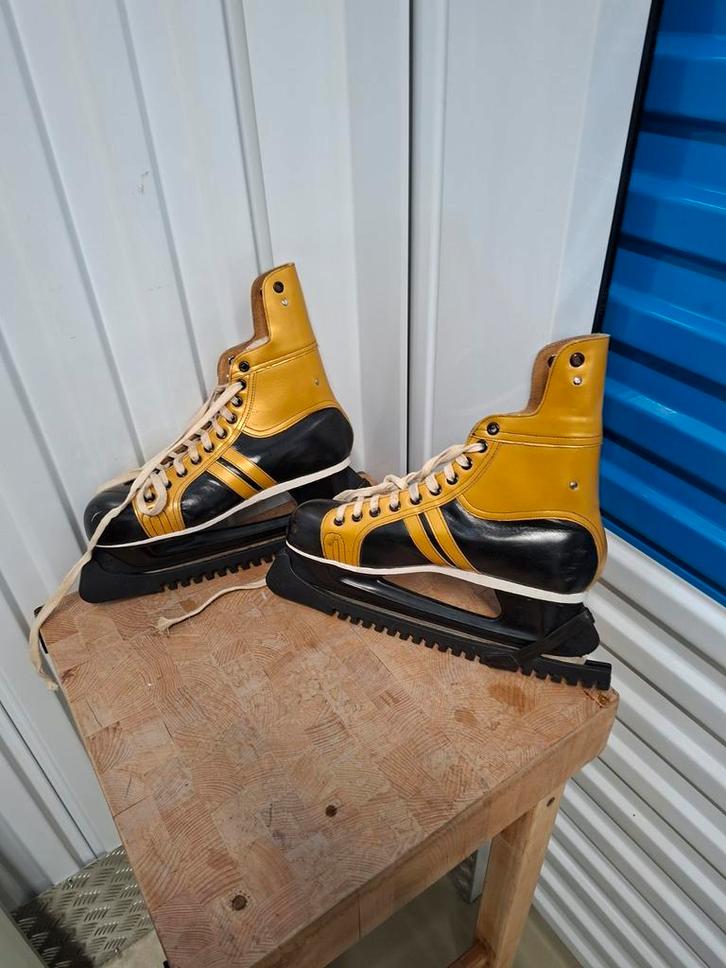Vintage ijshockey schaatsen- Maat 46, Sport en Fitness, Schaatsen, Gebruikt, IJshockeyschaatsen, Overige merken, Ophalen of Verzenden