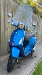 Vespa sprint blauw chroom led buddy-stuurslot 2019 origineel, Ophalen, Maximaal 45 km/u, Vespa S, Zo goed als nieuw