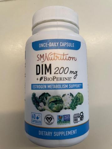 SMNutrition - DIM 200 mg (57 stuks) Voedingssupplement beschikbaar voor biedingen