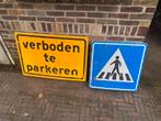 2 borden te koop, Ophalen of Verzenden, Zo goed als nieuw, Reclamebord