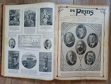 Tijdschrift De Prins ingebonden 1925 - 1926 incl. Jubileum beschikbaar voor biedingen