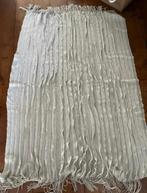 ZGAN !!!!! Beige plaid met relief Moltex 170 x 120 cm, Huis en Inrichting, Ophalen of Verzenden, Zo goed als nieuw