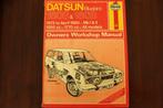 Datsun Bluebird 160B 180B 1972 - 1980 MKI II werkplaatsboek, Ophalen of Verzenden