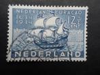 1934 NVPH 268: 17e eeuws oorlogsschip met stempel Arnhem., Postzegels en Munten, Postzegels | Nederland, Verzenden, T/m 1940, Gestempeld