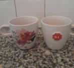 2 douwe egberts bekers My Fair Lady, Huis en Inrichting, Keuken | Servies, Ophalen, Zo goed als nieuw, Overige stijlen, Kop(pen) en/of Schotel(s)
