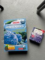 Hortensia blauw maker - nieuwe verpakking en een open, Tuin en Terras, Ophalen, Zo goed als nieuw, Overige soorten