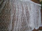 witte kanten vitrage nr KK 1211, Huis en Inrichting, Wit, Zo goed als nieuw, 200 cm of meer, Verzenden