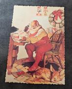 De Kerstman drinkt Coca-Cola, Verzamelen, Ansichtkaarten | Themakaarten, Verzenden, 1960 tot 1980, Gelopen, Feest(dag)