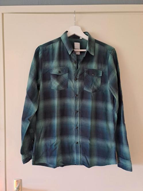 Blouse - maat S - Refill, Kleding | Heren, Overhemden, Zo goed als nieuw, Halswijdte 38 (S) of kleiner, Groen, Verzenden