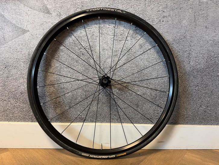 Mavic Aksium Disc voorwiel Alu S6000 schijfrem, Fietsen en Brommers, Fietsonderdelen, Gebruikt, Racefiets, Wiel, Ophalen of Verzenden