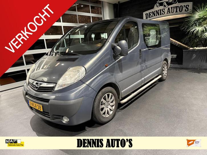 Opel Vivaro 2.5 CDTI L1H1 DC Automaat, Auto's, Bestelauto's, Bedrijf, Te koop, ABS, Airconditioning, Alarm, Boordcomputer, Centrale vergrendeling