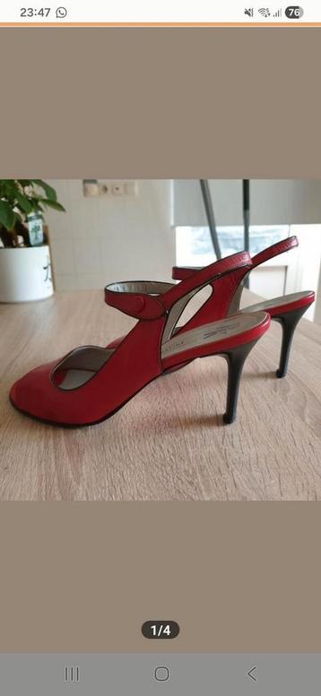 PETER KAISER KALFSLEREN PUMPS SANDALETTES MT 40 IGS! beschikbaar voor biedingen
