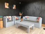 Tuinset hout, Tuin en Terras, Tuinsets en Loungesets, Gebruikt, 6 zitplaatsen, Steigerhout, Ophalen of Verzenden